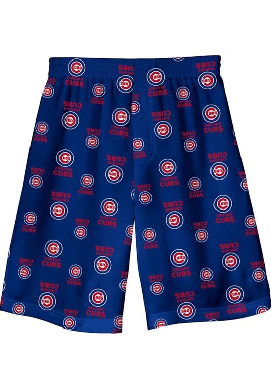 Chicago Cubs Pajama Shorts Youth