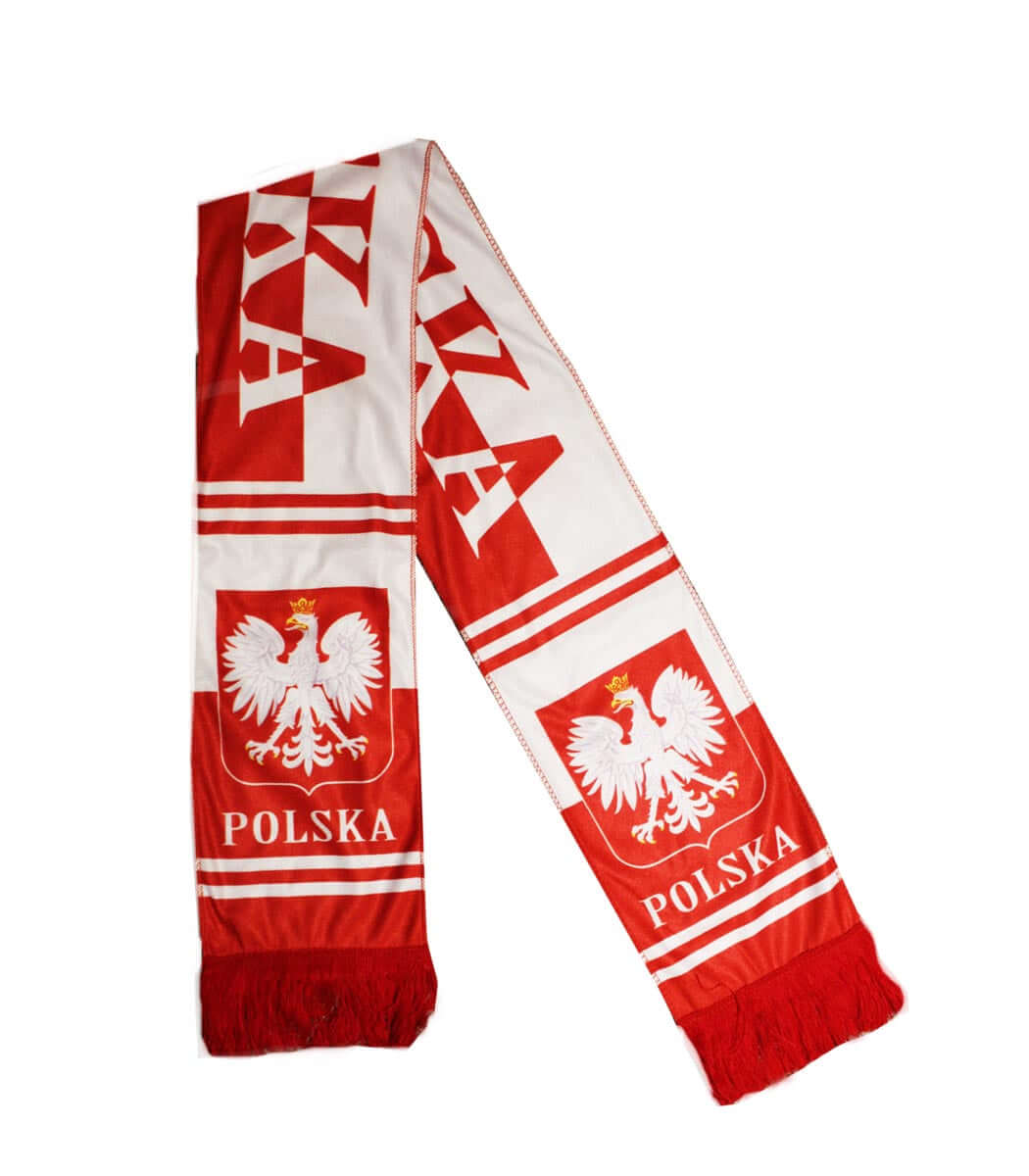 Polska Red National Colors Scarf Poland