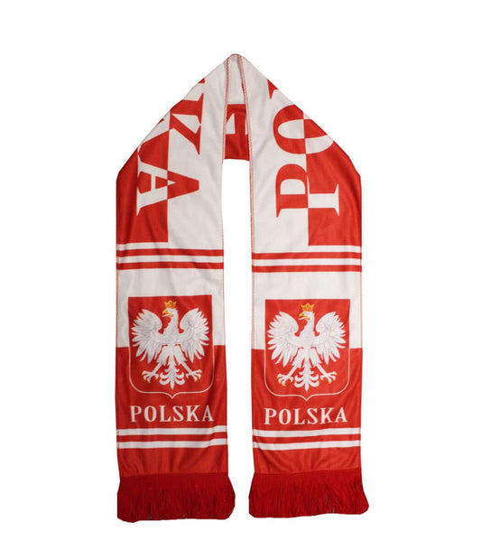 Polska Red National Colors Scarf Poland