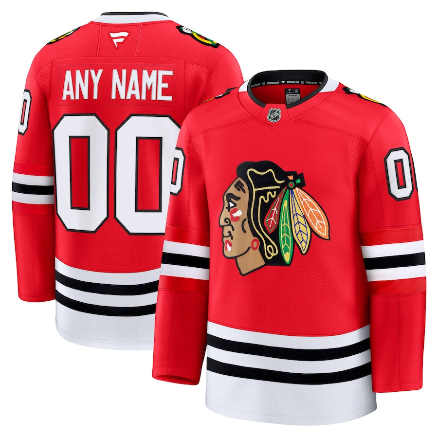 Fanatics Customizable Chicago Blackhawks Home Authentic Jersey 2025