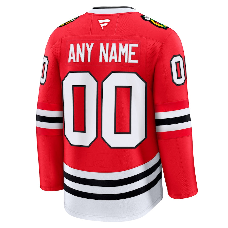 Fanatics Customizable Chicago Blackhawks Home Authentic Jersey 2025