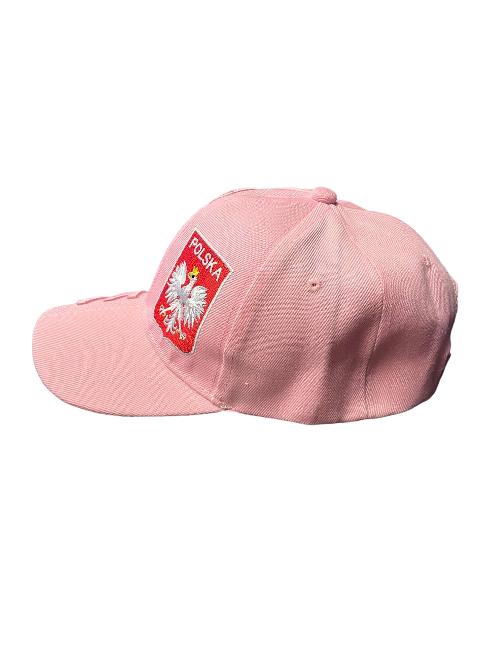 Polish Cap With Polska Flag Pink Embroidered