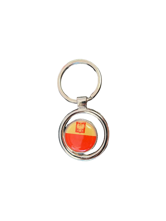 Poland Keychain Polish Circle Designs