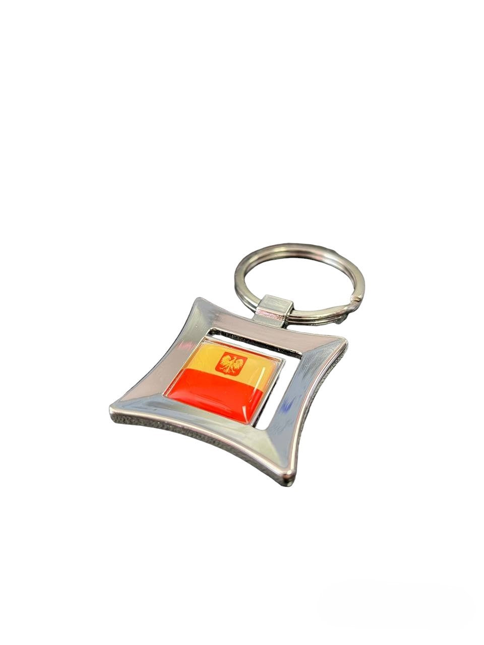 Poland Keychain Polish Square Designs