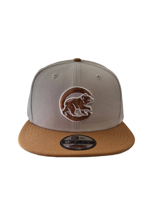 New Era 9FIFTY Chicago Cubs Snapback Creme Hat