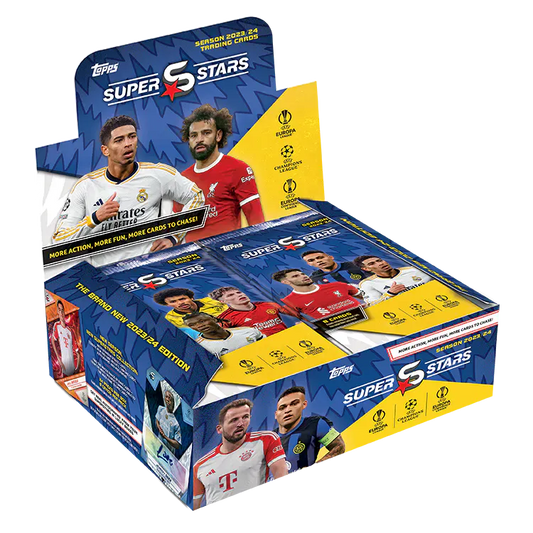 UCC Superstars 23/24 - Full Box 24 Packs, 8 Cards per pack