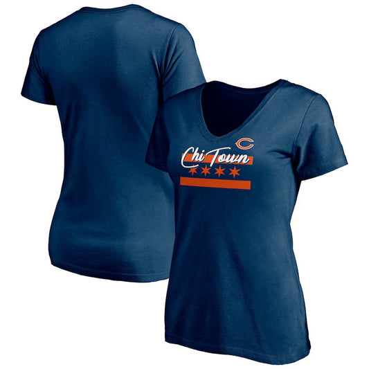 Chicago Bears "Chi Town" Women's Fanatics T-Shirt