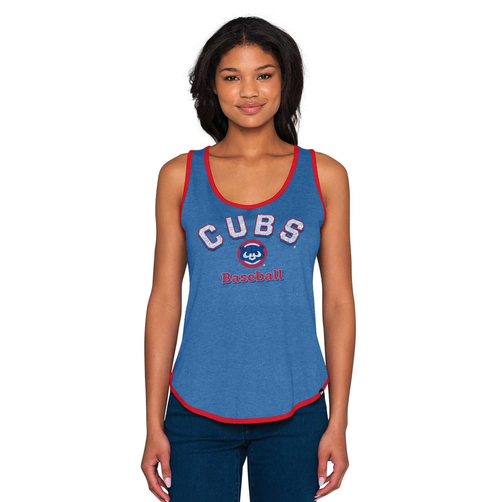 Chicago Cubs Majestic Youth Royal Blue Tank Top