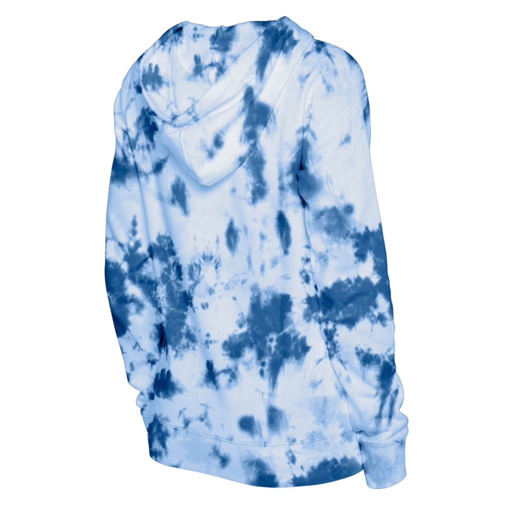 White Sox New Era Women's Tie-Dye Fleece Full-Zip Hoodie - Royal Large