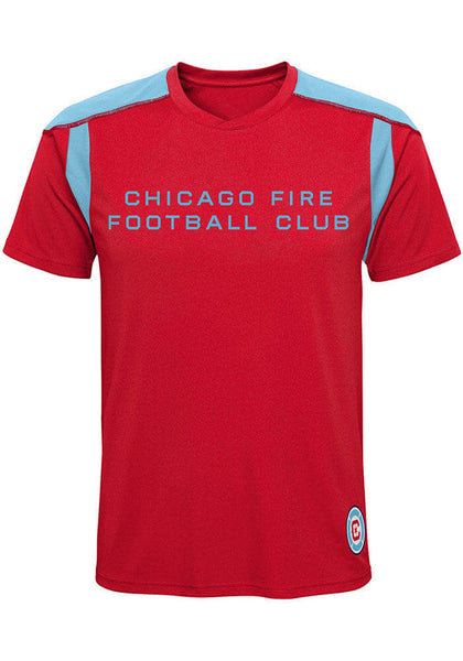 Adidas Men's MLS Chicago Fire (2 Pack) Soccer Jersey & S/S Tee T-Shirt (M)  