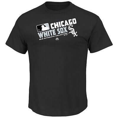 Youth White/Black Chicago White Sox V-Neck T-Shirt Size: Extra Large