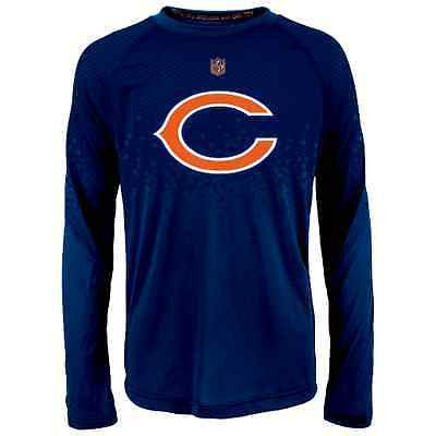 Girlie Girl Liquid Blue Chicago Bears Face Off NFL Football Unisex T-Shirt Large / Black