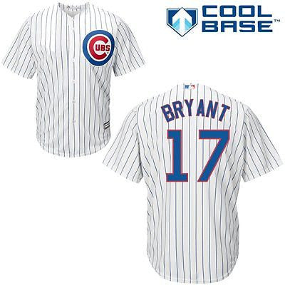 Men's Majestic White Chicago Cubs Cooperstown Cool Base Team Jersey