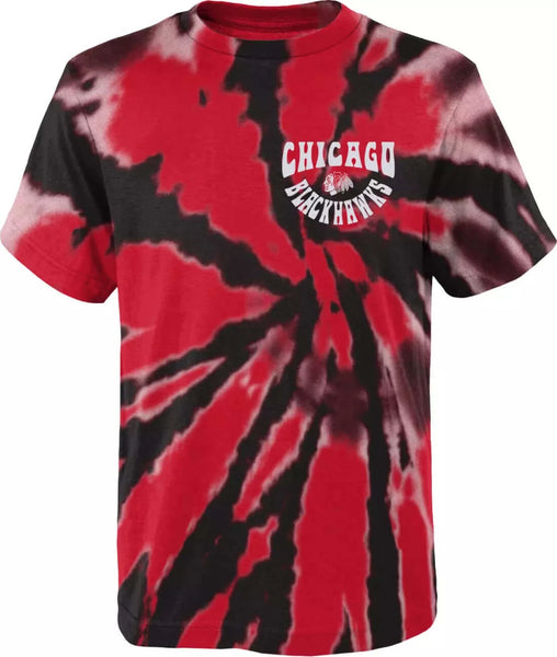 KruseNArt Tie Dyed Chicago Blackhawks Shirt