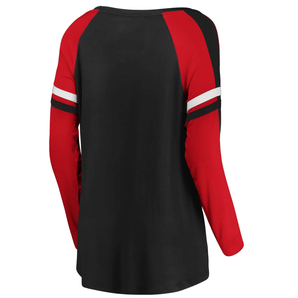 Chicago Fire Fanatics Branded Ultimate Player Baseball Jersey - Black/Red