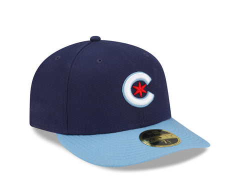 New Era Men's New Era Light Blue Boston Red Sox City Connect Low Profile  59FIFTY Fitted Hat