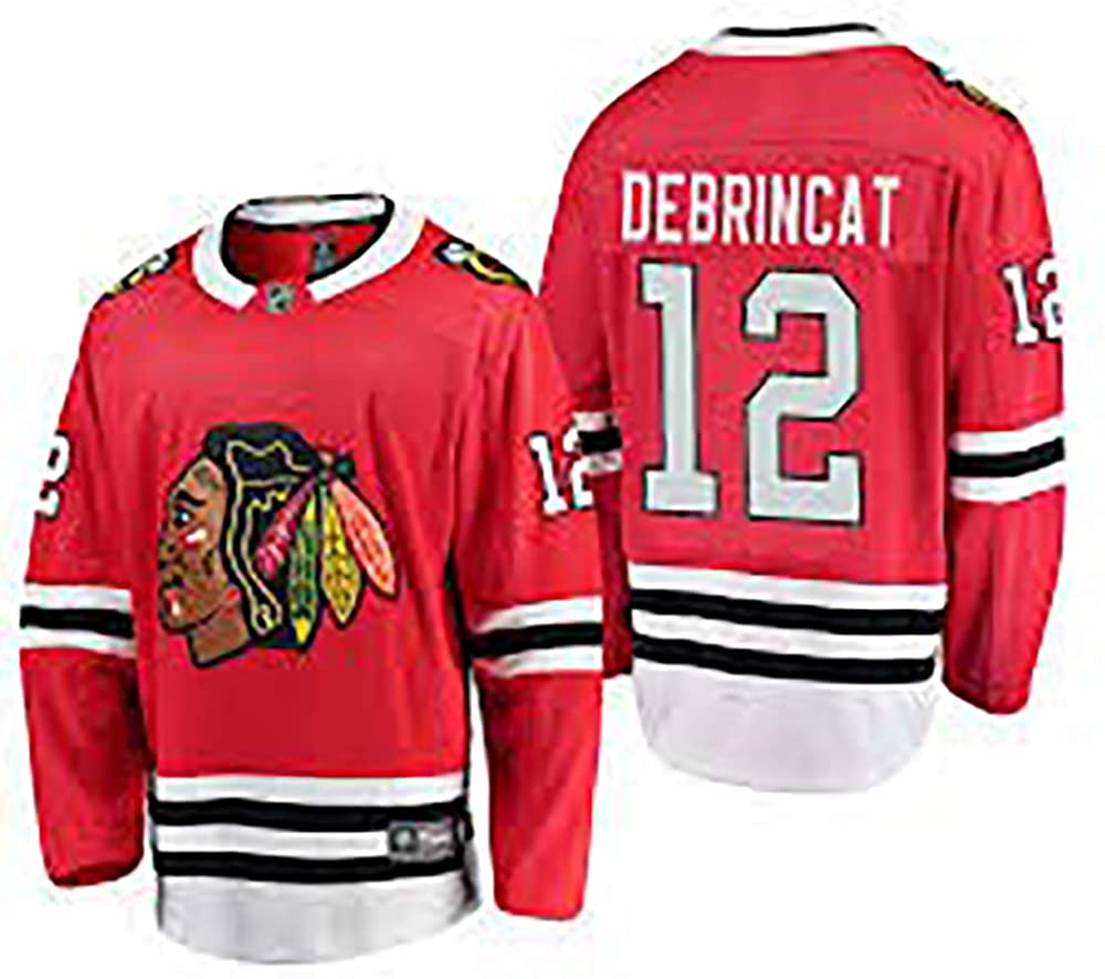 NHL Youth Chicago Blackhawks Alex DeBrincat #12 Premier Home Jersey 20/21 L/XL
