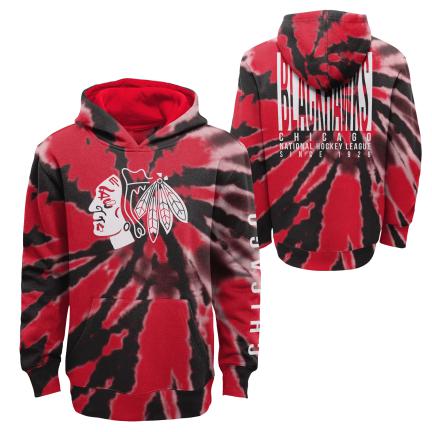 Chicago Blackhawks Youth Ageless Must-Have Lace-Up Pullover Hoodie - Red