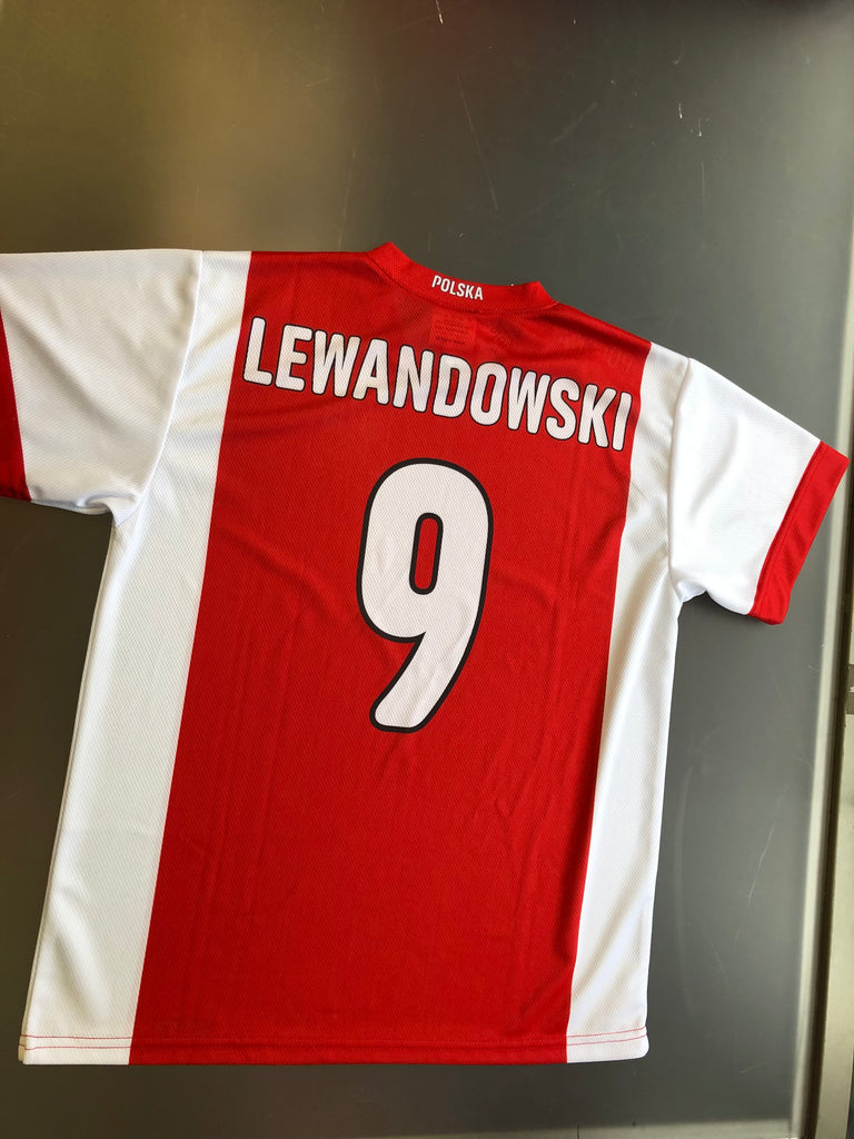 LEWANDOWSKI #9 Poland Jersey 2022 Home World Cup