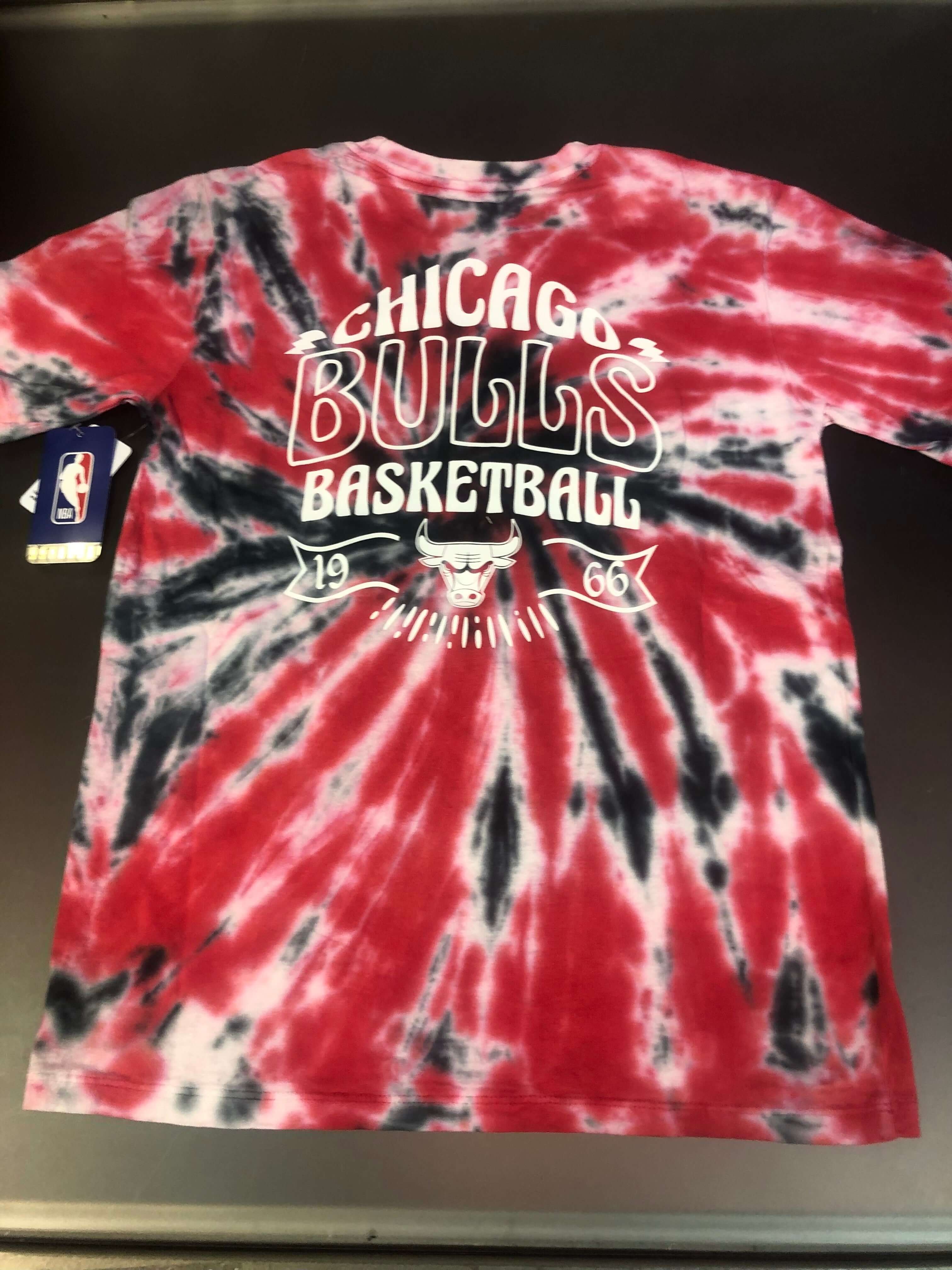 Chicago bulls tie dye sales shirt