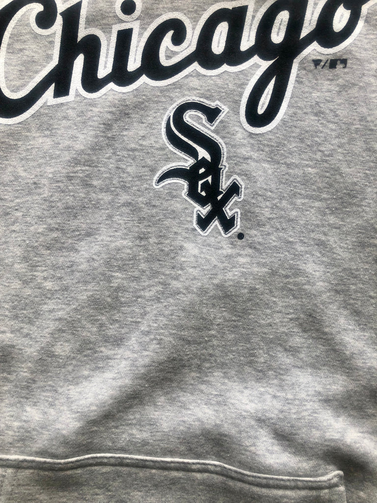 Fanatics Chicago White Sox Fleece Pullover Mens Hoodie (Black)