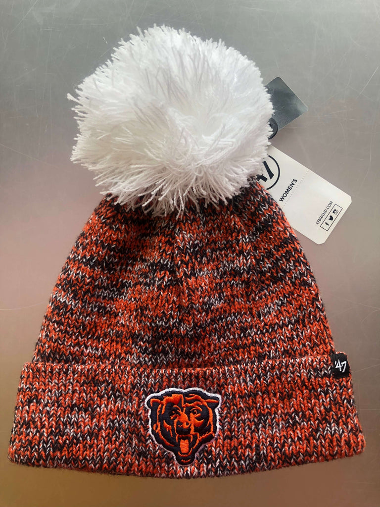 Cincinnati Bengals Knitted Hat, Beanie Winter Hat, Bengals Gear, Mens Hat, Gift for Her, Slouchy Bengals Beanie, Wool Hat, Pom Pom Hat