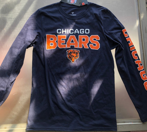 Chicago Bears Fanatics Branded #1 Dad Long Sleeve T-Shirt - Navy