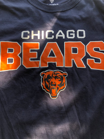 Nike Men's Chicago Bears Athletic Long Sleeve Raglan T-Shirt - Charcoal & Navy - S (Small)