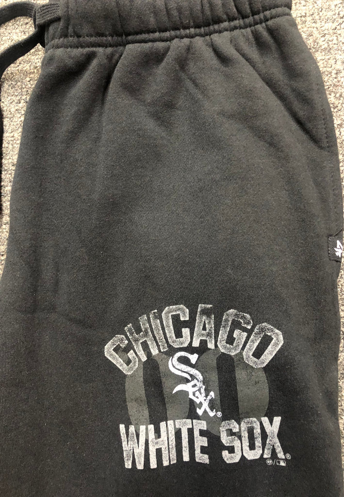 Men's Chicago White Sox Levelwear Black Tempo 22 Fleece Pants