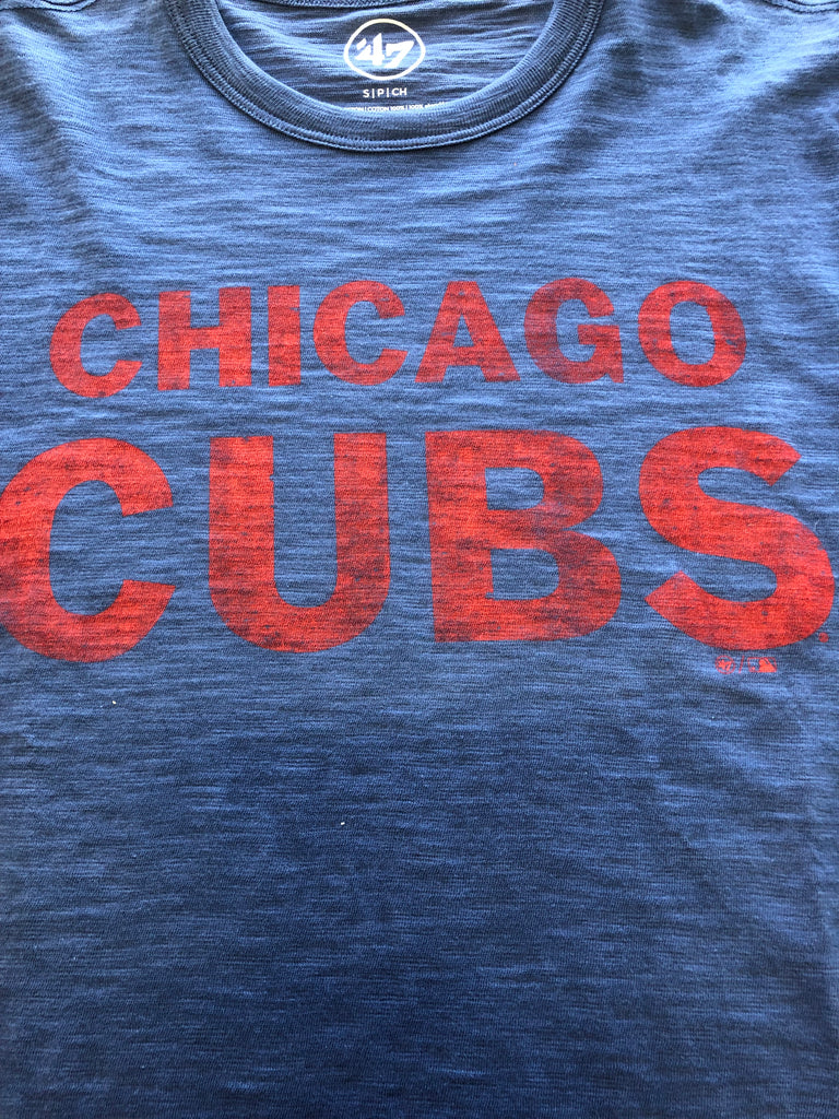 Chicago Cubs Long Sleeve Scrum T-Shirt by '47