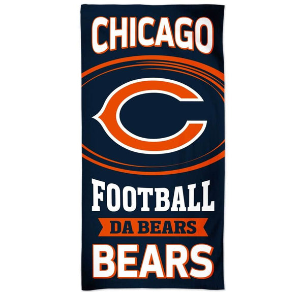 Chicago Bears NFL On Fire Towel