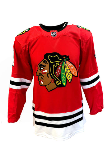 new mens sz 50 adidas nhl team chicago blackhawks hockey authentic jersey  sewn $180
