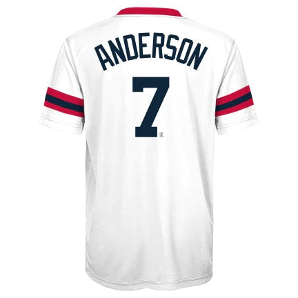 Chicago White Sox Tim Anderson Nike White Jersey
