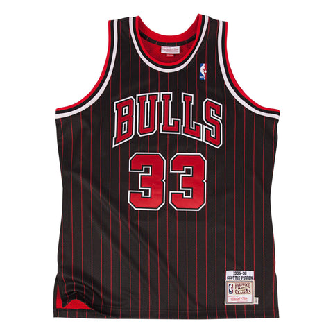 Mitchell & Ness Mesh Chicago Bulls Jersey Red/Gold L