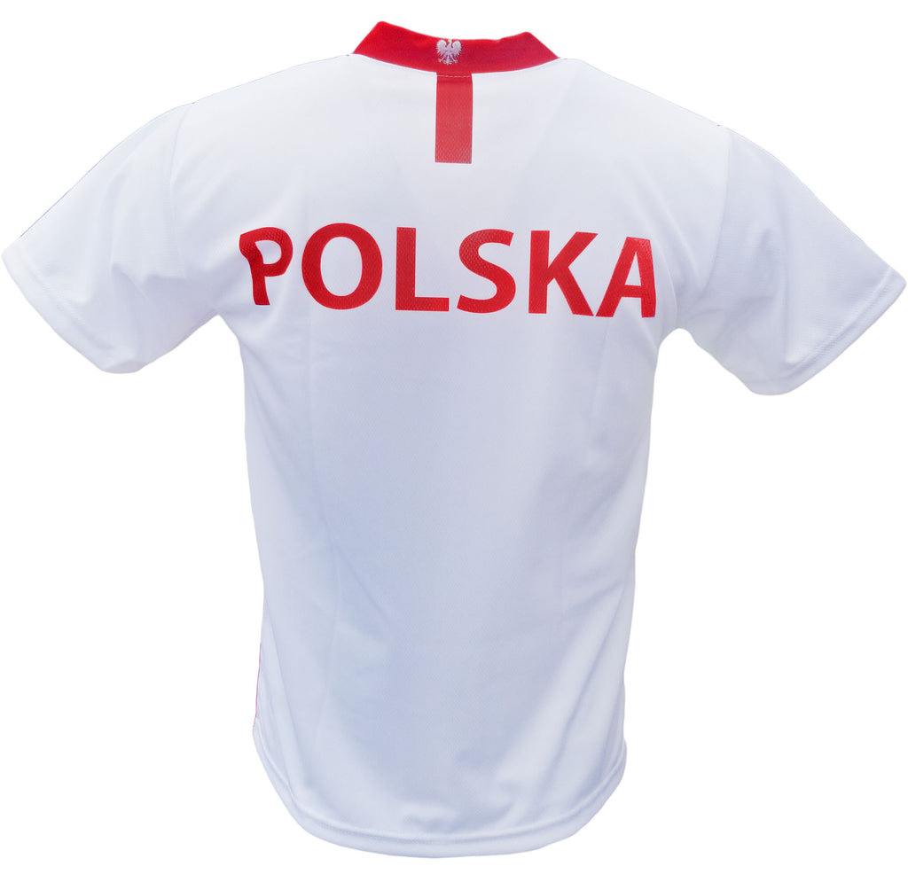 Zulla Mens Polska Robert Lewandowski #9 Replica Euro '20 Soccer Jersey Made in Poland Medium