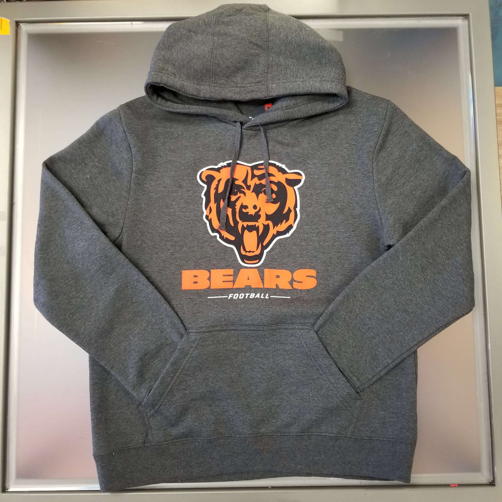 Chicago Bears Fanatics Branded Adults Team Lockup Pullover Hoodie -Gray Large