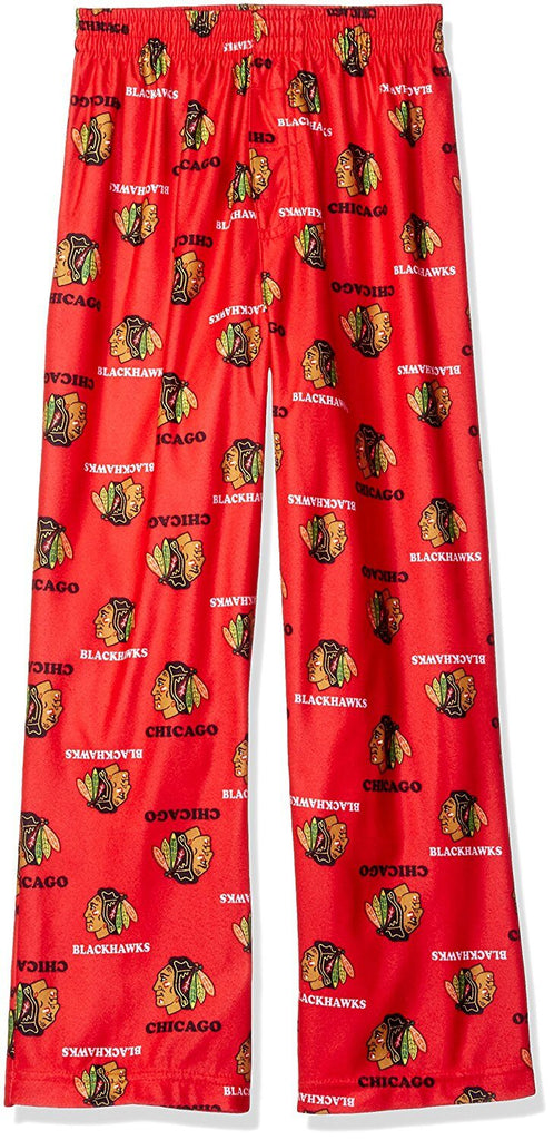 Chicago Blackhawks Youth Red Pajama Pants Sleepwear NHL