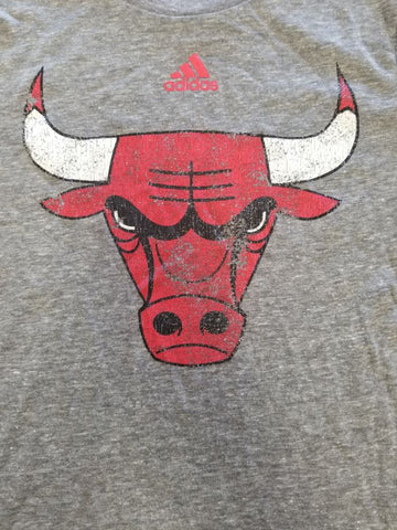 New era Aop Distressed Logo Button Up Chicago Bulls Short Sleeve