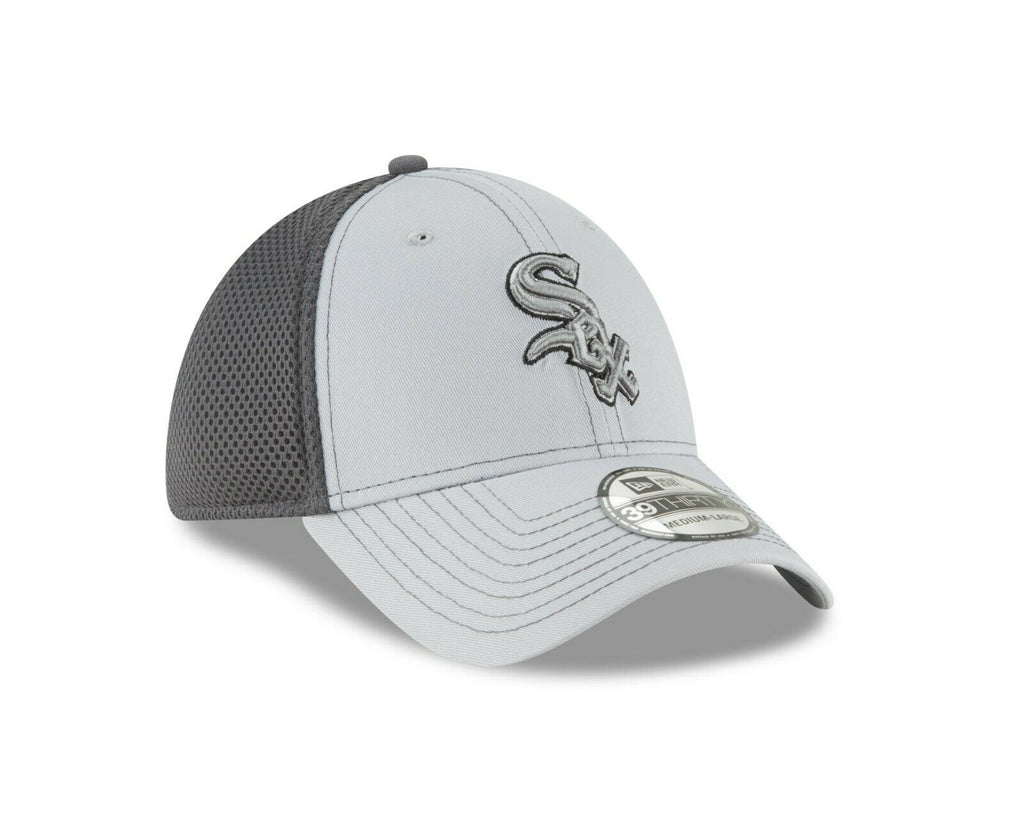 New Era Men's Chicago White Sox 39Thirty Navy Neo Stretch Fit Hat