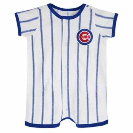MLB Team Apparel Infant Chicago Cubs Blue Homerun Romper
