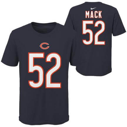 NFL Nike Chicago Bears #52 Khalil Mack Stitched Youth Medium white Jersey