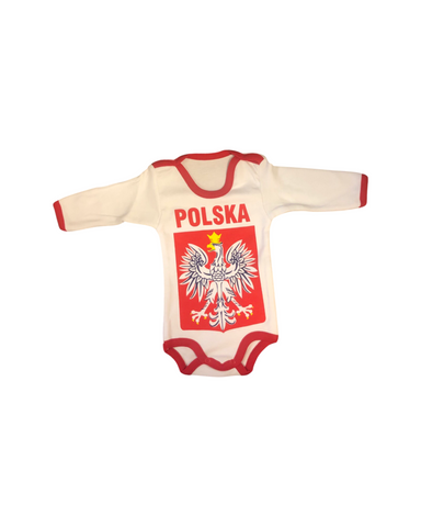 I Love My Polish Uncle Poland Flag Niece Nephew One Piece Baby Bodysuit