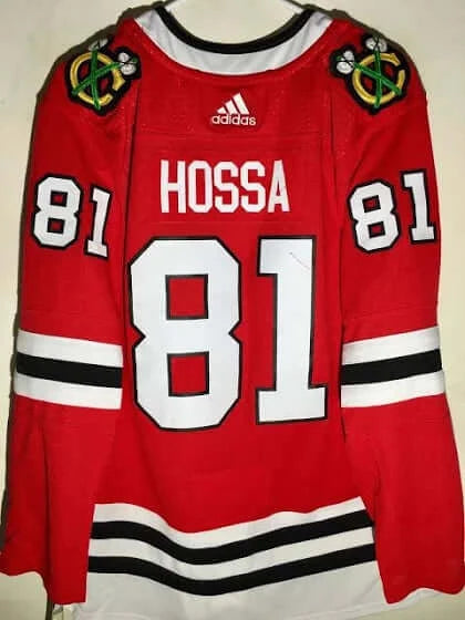 Blackhawks Game Worn Jersey of the Week on X: Hossa's #81 to be