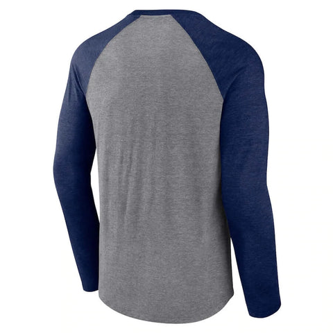 Nike Men's Chicago Bears Athletic Long Sleeve Raglan T-Shirt - Charcoal & Navy - S (Small)