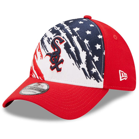 Chicago White Sox Stars & Stripes 4th of July Fitted Hat Navy