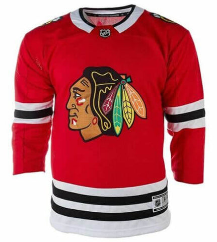 NHL Youth Chicago Blackhawks Team Color Replica Jersey - R58Hwbdd (Red,  X-Large/Large)